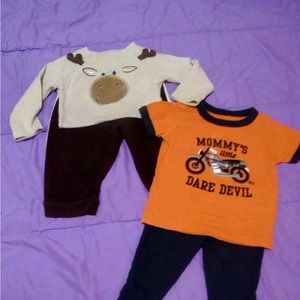 Carters 2 piece  matching sets 8 pieces total